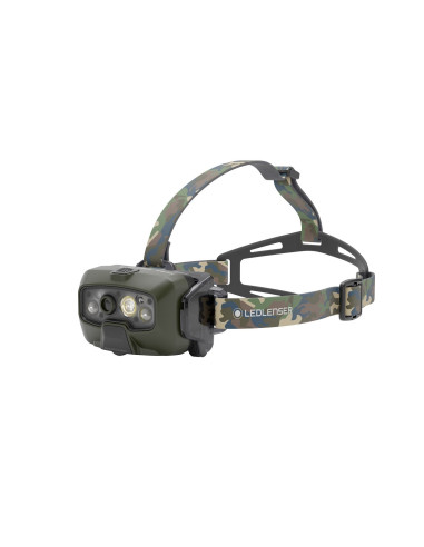 Ledlenser Hf8R Core Rgb Camouflage - Latarka Czołowa Led, Zielona