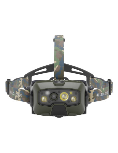 Ledlenser Hf8R Core Rgb Camouflage - Latarka Czołowa Led, Zielona