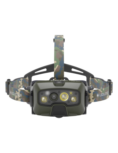 Ledlenser Hf8R Core Rgb Camouflage - Latarka Czołowa Led, Zielona