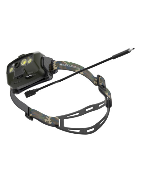 Ledlenser Hf8R Core Rgb Camouflage - Latarka Czołowa Led, Zielona