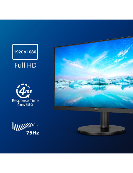 Philips V Line 271V8La/00 Led Display 68,6 Cm (27") 1920 X 1080 Px Full Hd Czarny