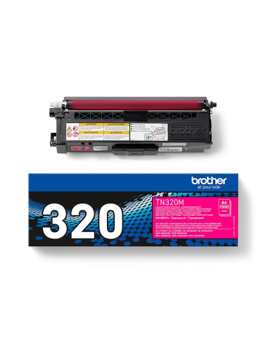 Brother Tn-320M Kaseta Z Tonerem 1 Szt. Oryginalny Purpurowy