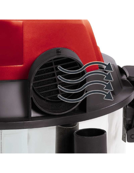 Einhell Th-Vc 1930 Sa 30 L Bęben Próżniowy Suchy I Mokry 2000 W Bez Worka