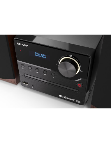 Sharp Xl-B517D System Micro Domowego Audio 45 W Brązowy