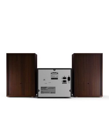 Sharp Xl-B517D System Micro Domowego Audio 45 W Brązowy