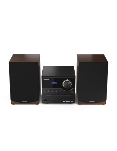 Sharp Xl-B517D System Micro Domowego Audio 45 W Brązowy