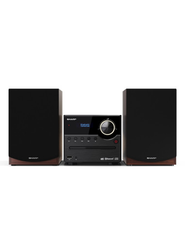 Sharp Xl-B517D System Micro Domowego Audio 45 W Brązowy