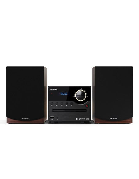 Sharp Xl-B517D System Micro Domowego Audio 45 W Brązowy