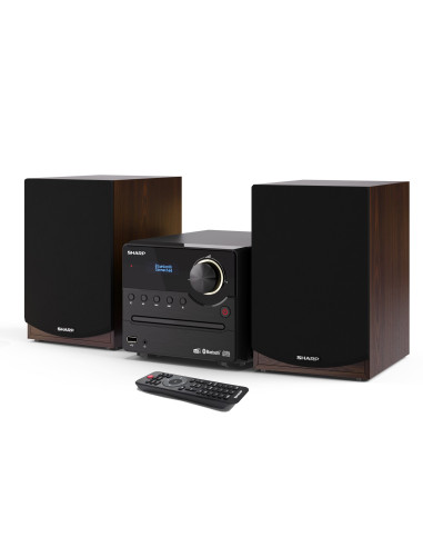 Sharp Xl-B517D System Micro Domowego Audio 45 W Brązowy