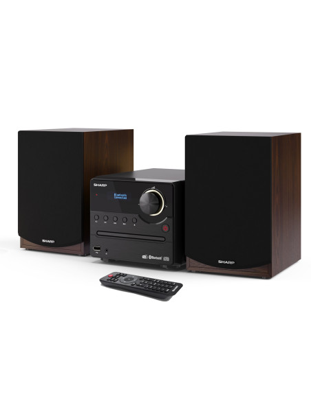 Sharp Xl-B517D System Micro Domowego Audio 45 W Brązowy