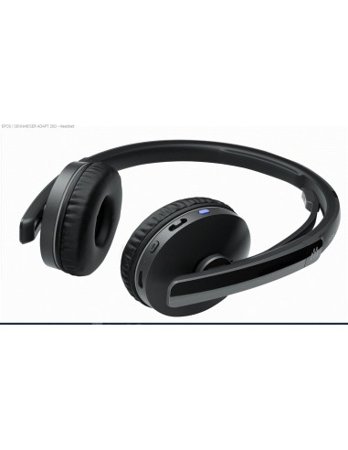 Epos | Sennheiser Adapt 260 Zestaw Słuchawkowy Bezprzewodowy Opaska Na Głowę Biuro/Centrum Telefoniczne Bluetooth Czarny