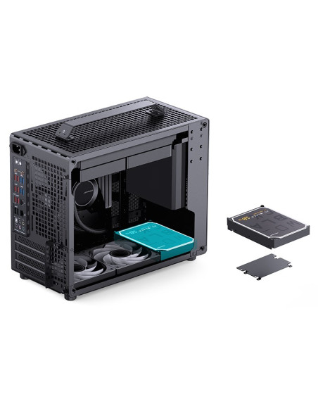 Obudowa Jonsplus Matx Uchwyt Case Z20 - Czarny