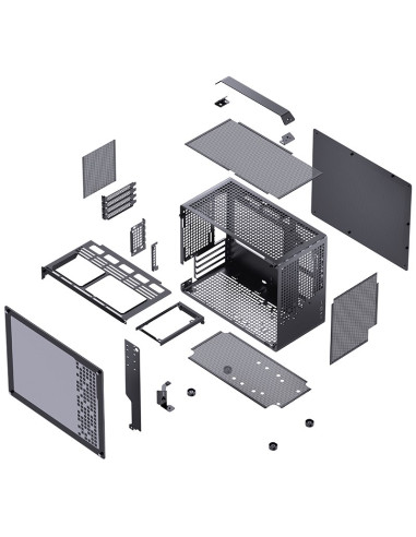 Obudowa Jonsplus Matx Uchwyt Case Z20 - Czarny
