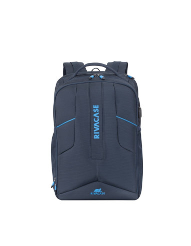 Rivacase Plecak Na Laptop Dla Graczy 17,3" Borneo, Granatowy, Gaming, Z Materiału Wodoodpornego