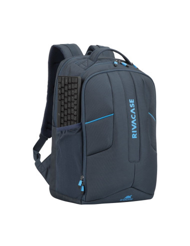 Rivacase Plecak Na Laptop Dla Graczy 17,3" Borneo, Granatowy, Gaming, Z Materiału Wodoodpornego