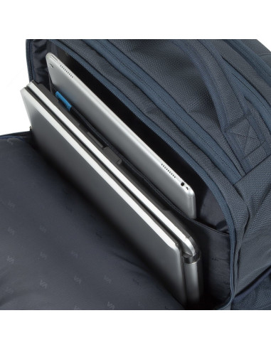 Rivacase Plecak Na Laptop Dla Graczy 17,3" Borneo, Granatowy, Gaming, Z Materiału Wodoodpornego