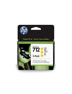 Hp Zestaw 3 Żółtych Wkładów Atramentowych 712 Designjet 29 Ml 2