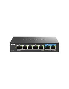 D-Link Dms-107/E Łącza Sieciowe Nie Zarządzany Gigabit Ethernet (10/100/1000) Czarny 2