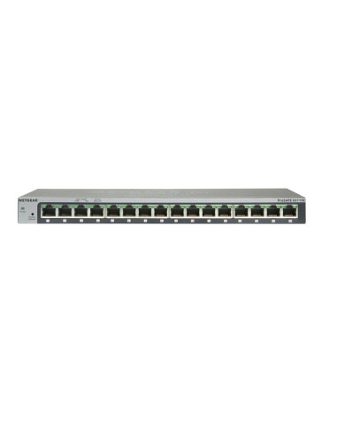 Netgear Gs116 Nie Zarządzany Gigabit Ethernet (10/100/1000) Szary