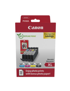Canon 2052C006 - Zestaw Tuszy Xl - Cyjan, Magenta, Żółty - 8.3 Ml Każdy - 4 Sztuki - Pakiet Promocyjny Zdjęć