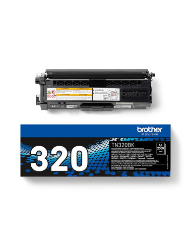 Brother Tn-320Bk Kaseta Z Tonerem 1 Szt. Oryginalny Czarny
