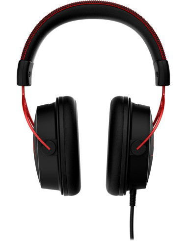 Zestaw Słuchawkowy Do Gier Hyperx Cloud Alpha Czarno-Czerwony, Przewodowy, 13 - 27000 Hz, Gaming, 298 G, Czerwony