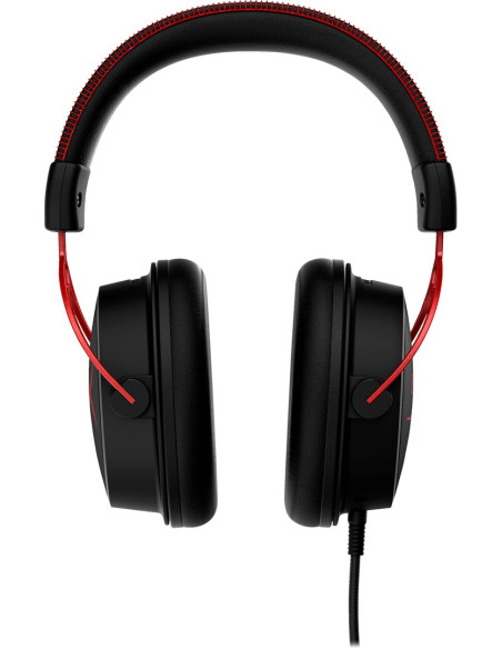 Zestaw Słuchawkowy Do Gier Hyperx Cloud Alpha Czarno-Czerwony, Przewodowy, 13 - 27000 Hz, Gaming, 298 G, Czerwony