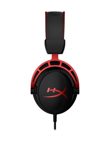 Zestaw Słuchawkowy Do Gier Hyperx Cloud Alpha Czarno-Czerwony, Przewodowy, 13 - 27000 Hz, Gaming, 298 G, Czerwony
