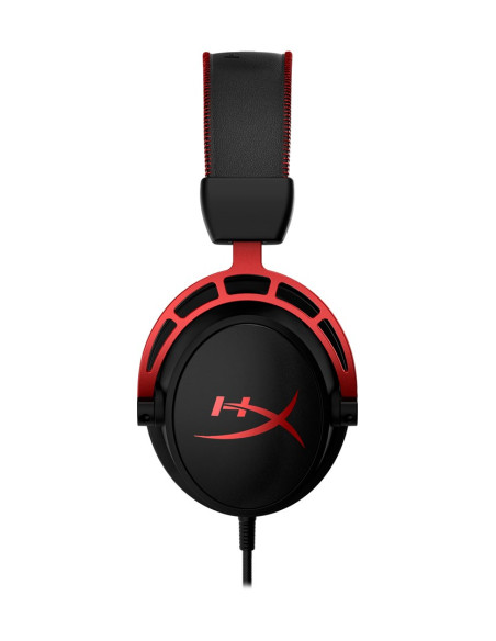 Zestaw Słuchawkowy Do Gier Hyperx Cloud Alpha Czarno-Czerwony, Przewodowy, 13 - 27000 Hz, Gaming, 298 G, Czerwony