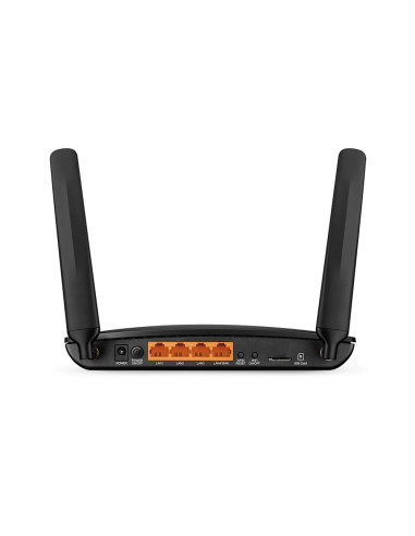 Tp-Link Tl-Mr150 Router Bezprzewodowy Fast Ethernet Jedna Częstotliwości (2,4 Ghz) 4G Czarny