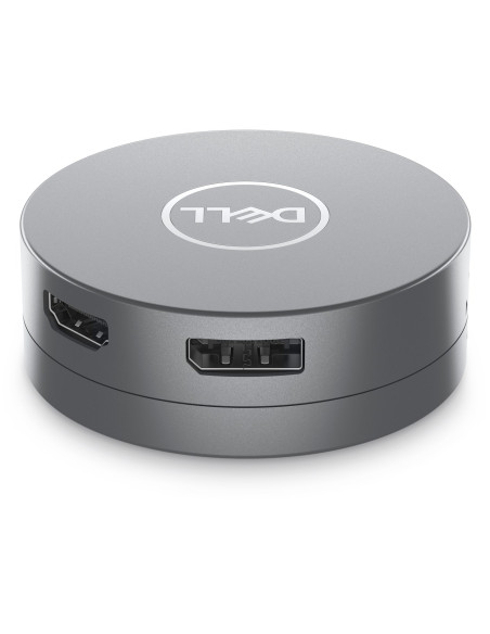 Dell Da305 Przewodowa Usb 3.2 Gen 2 (3.1 Gen 2) Type-C Srebrny
