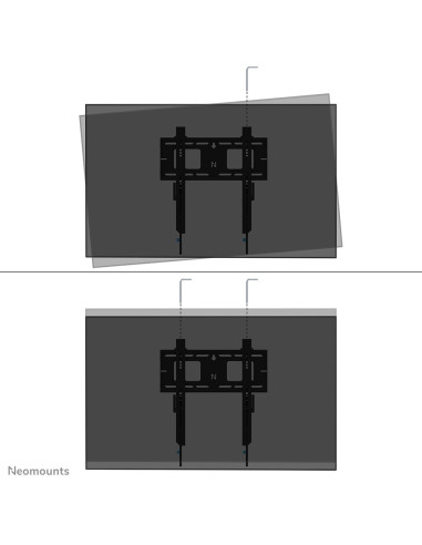 Neomounts Wl30-750Bl14 Uchwyt Do Telewizorów 190,5 Cm (75") Czarny
