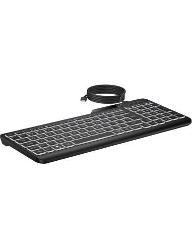 Hp Klawiatura 405 Multi-Device Podświetlana Przewodowa 7N7C1Aa