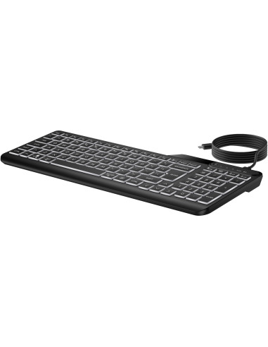 Hp Klawiatura 405 Multi-Device Podświetlana Przewodowa 7N7C1Aa