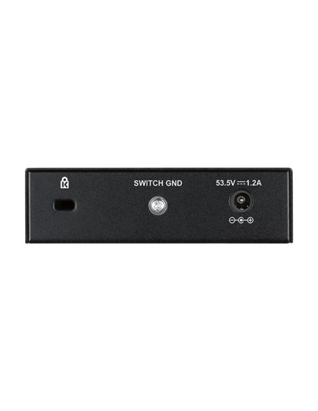 D-Link Dgs-1005P/E Łącza Sieciowe Nie Zarządzany Gigabit Ethernet (10/100/1000) Obsługa Poe Czarny