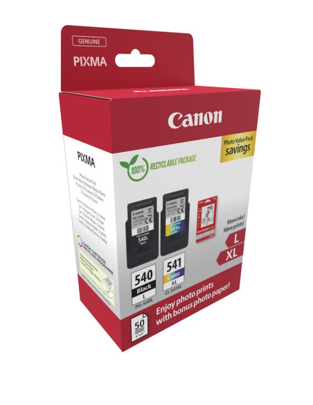 Pakiet Promocyjny Zdjęć Canon 5224B012 - Cyjan - Purpurowy - Żółty - 11 Ml - 15 Ml - 2 Szt.