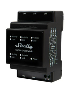 Switch Lan Shelly - Gniazdko - 5 Portów - 10/100 Mbit
