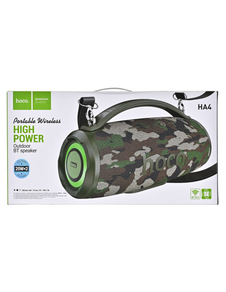 Głośnik Bluetooth Hoco Ha4 Surge (Zielony)