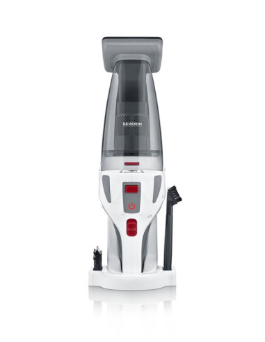 Severin Hv 7146 Okurzacz Na Kiju/Szczotka Elektryczna Bateria Suchy I Mokry Ultrafine 120 W Szary, Czerwony, Biały 2,2 Ah