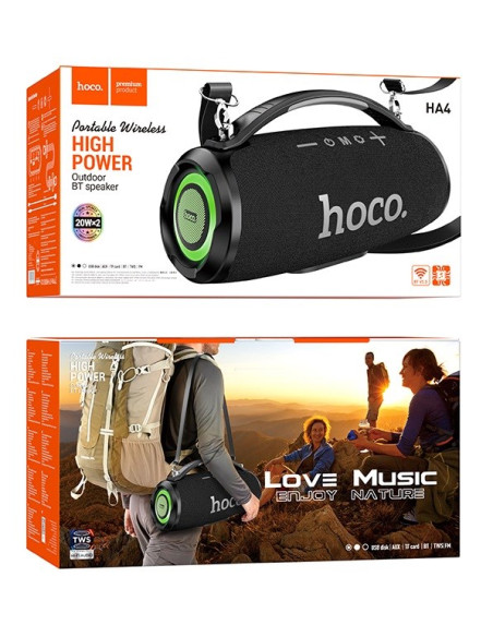Głośnik Bluetooth Hoco Ha4 Surge (Czarny)