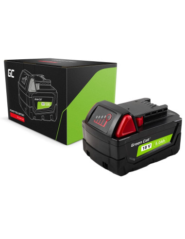 Green Cell Bateria Do Elektronarzędzi Milwaukee M18 18V 5Ah Akumulator Zamiennik M18 B5 4932430483