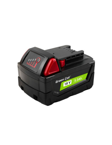 Green Cell Bateria Do Elektronarzędzi Milwaukee M18 18V 5Ah Akumulator Zamiennik M18 B5 4932430483