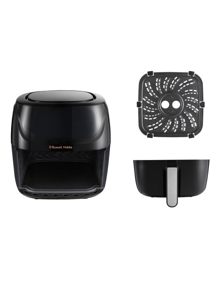 Russell Hobbs Satisfry Pojedyńczy 4 L 1350 W Frytkownica Na Gorące Powietrze Czarny
