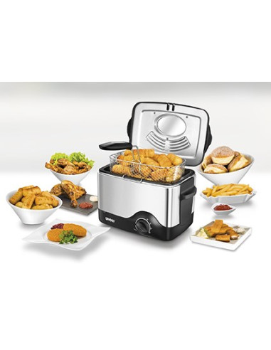 Unold Fryer Compact 1,5L 1200W Srebrny (58615)