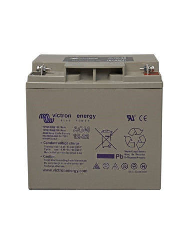 Victron Energy 12V/22Ah Agm Deep Cycle Batt.