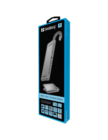 Stacja Dokująca Sandberg Usb-C 10-W-1 Docking Station