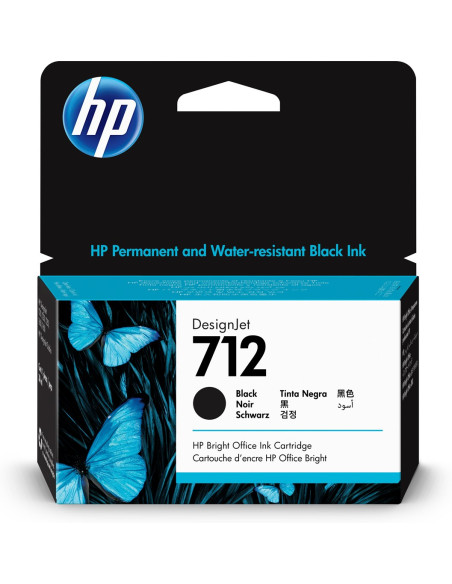 Hp Czarny Wkład Atramentowy 712 Designjet 38 Ml