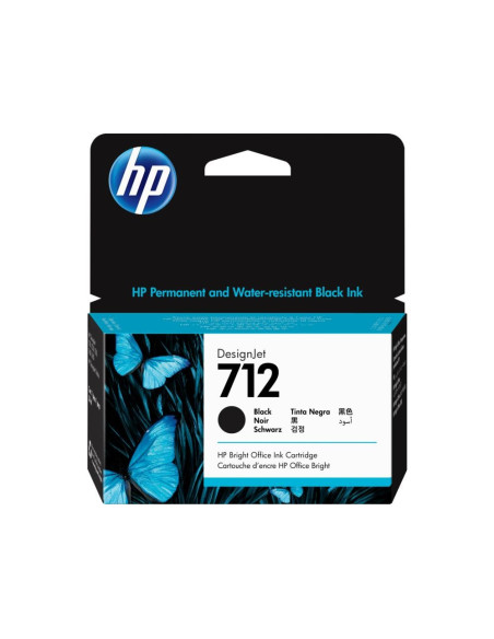 Hp Czarny Wkład Atramentowy 712 Designjet 38 Ml