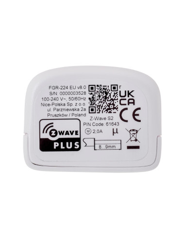 Sterownik Rolet Fibaro Fgr-224 (Następca Fgr-223)