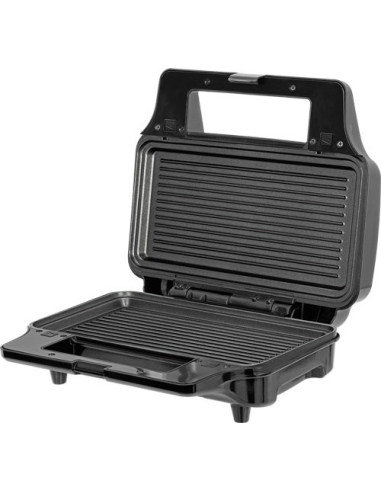 Opiekacz Wielofunkcyjny Mpm Mop-23M (900W Czarno-Srebrny)